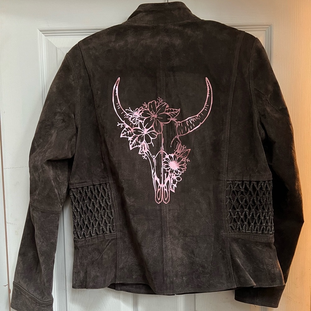 Coldwater Creek suede jacket.
